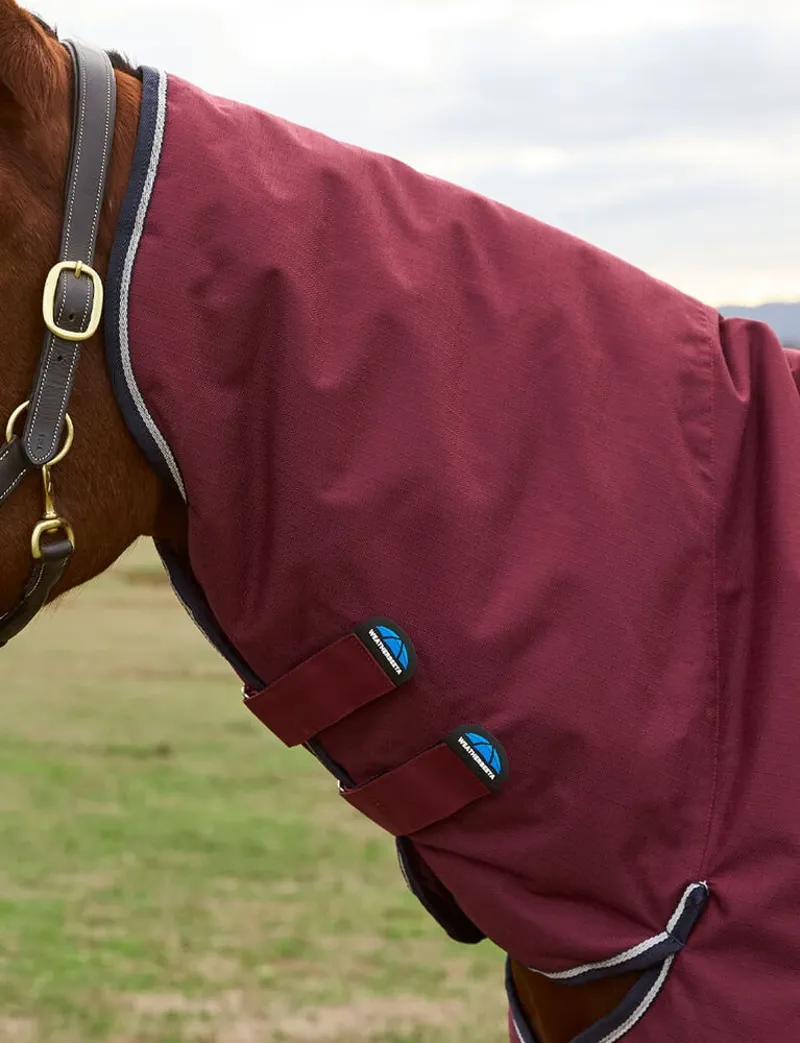 Weatherbeeta Comfitec Prelim Combo 0g Turnout Rug in Burgundy and Navy-5