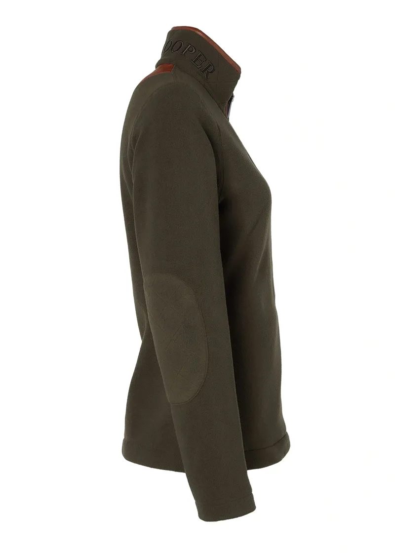 Holland Cooper Country Fleece Quarter Zip Ladies in Khaki-6