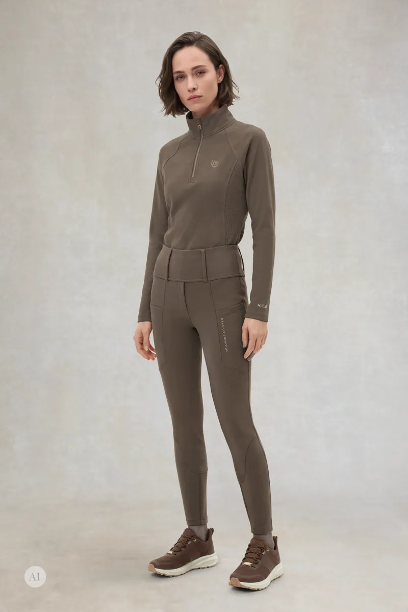 Holland Cooper Cranborne Contour Breeches Ladies in Mocha-3