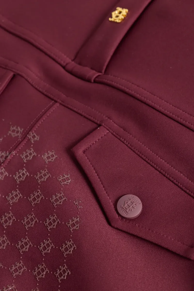 Holland Cooper Cranborne Contour Breeches Ladies in Mulberry-6