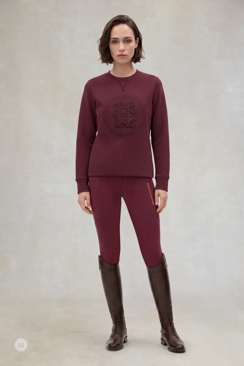 Holland Cooper Cranborne Contour Breeches Ladies in Mulberry-2