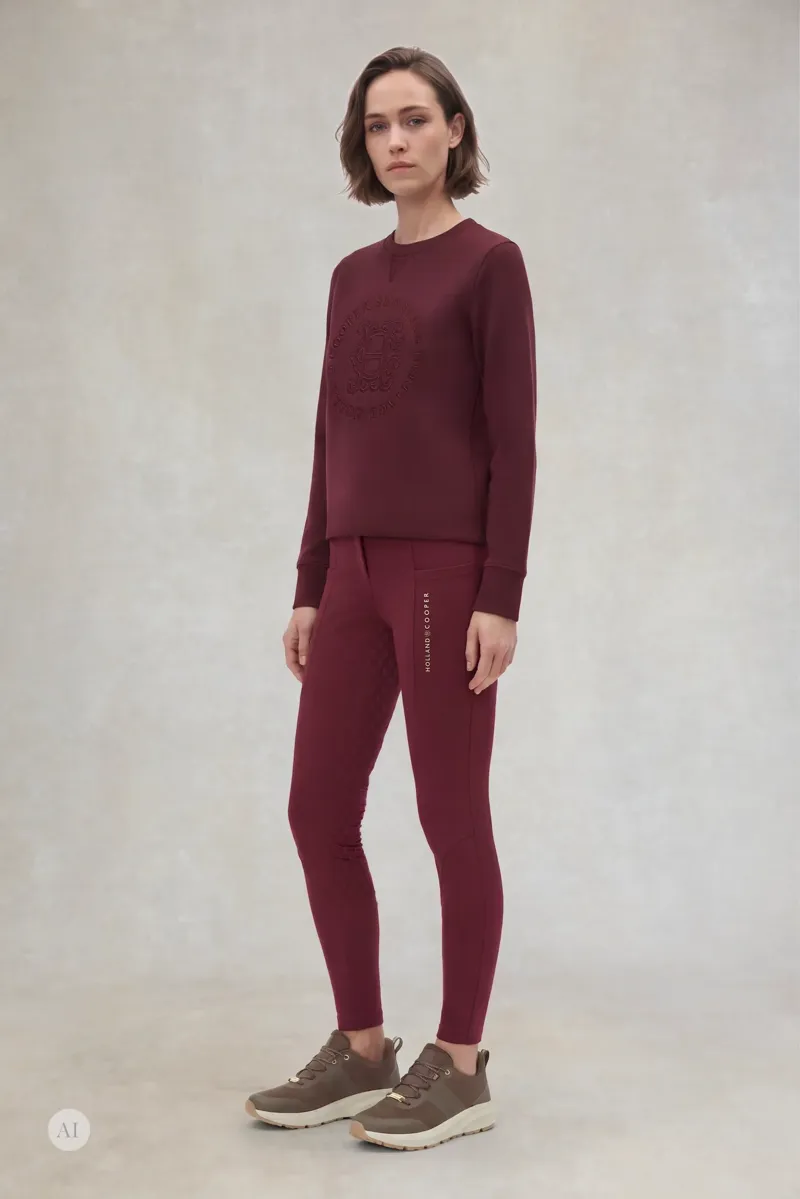 Holland Cooper Cranborne Contour Breeches Ladies in Mulberry-7