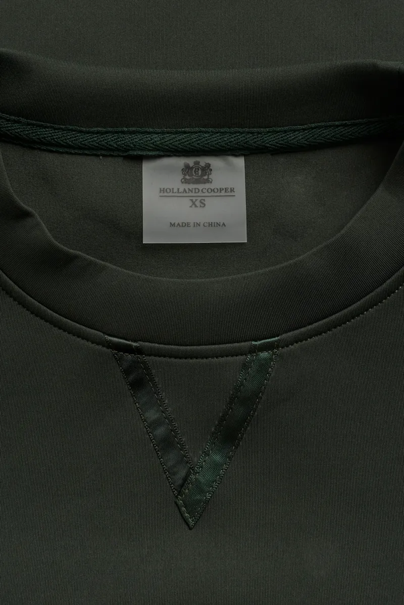 Holland Cooper Cranborne Crystal Crew - Ivy Green-3