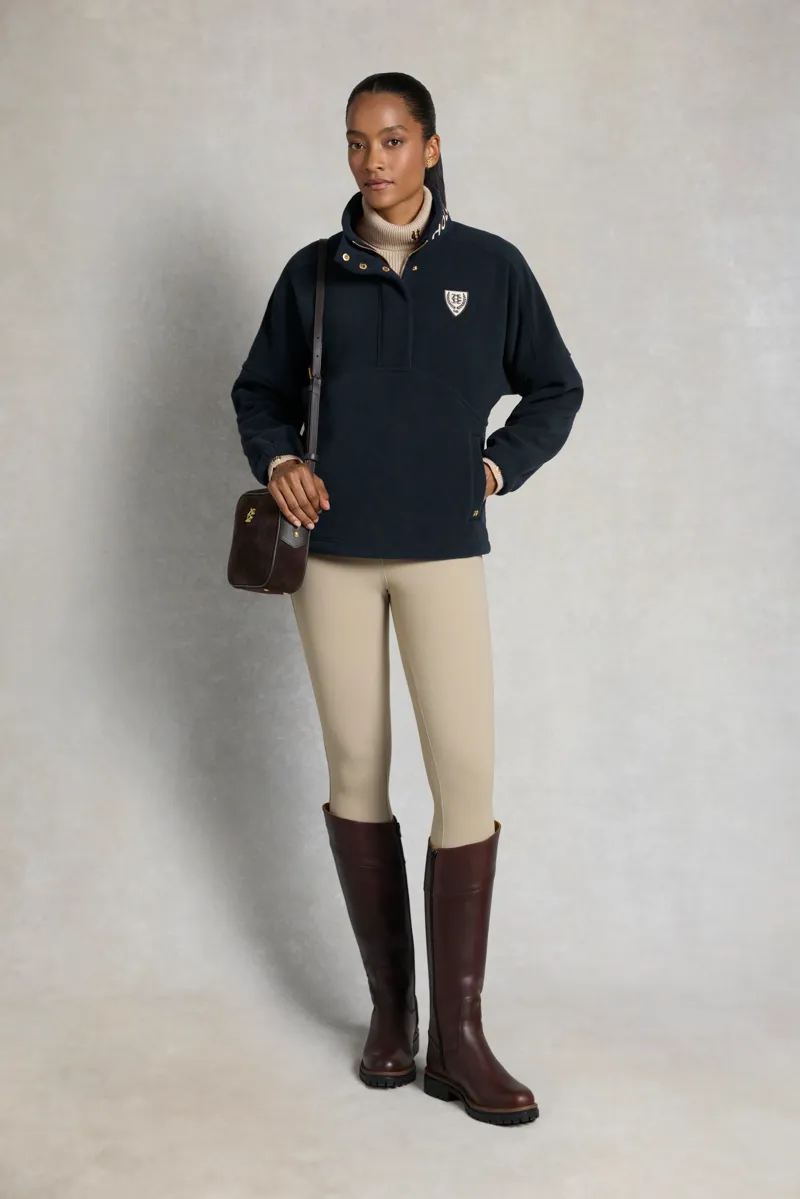 Holland Cooper Cranborne Over Head Fleece - Ink Navy-1