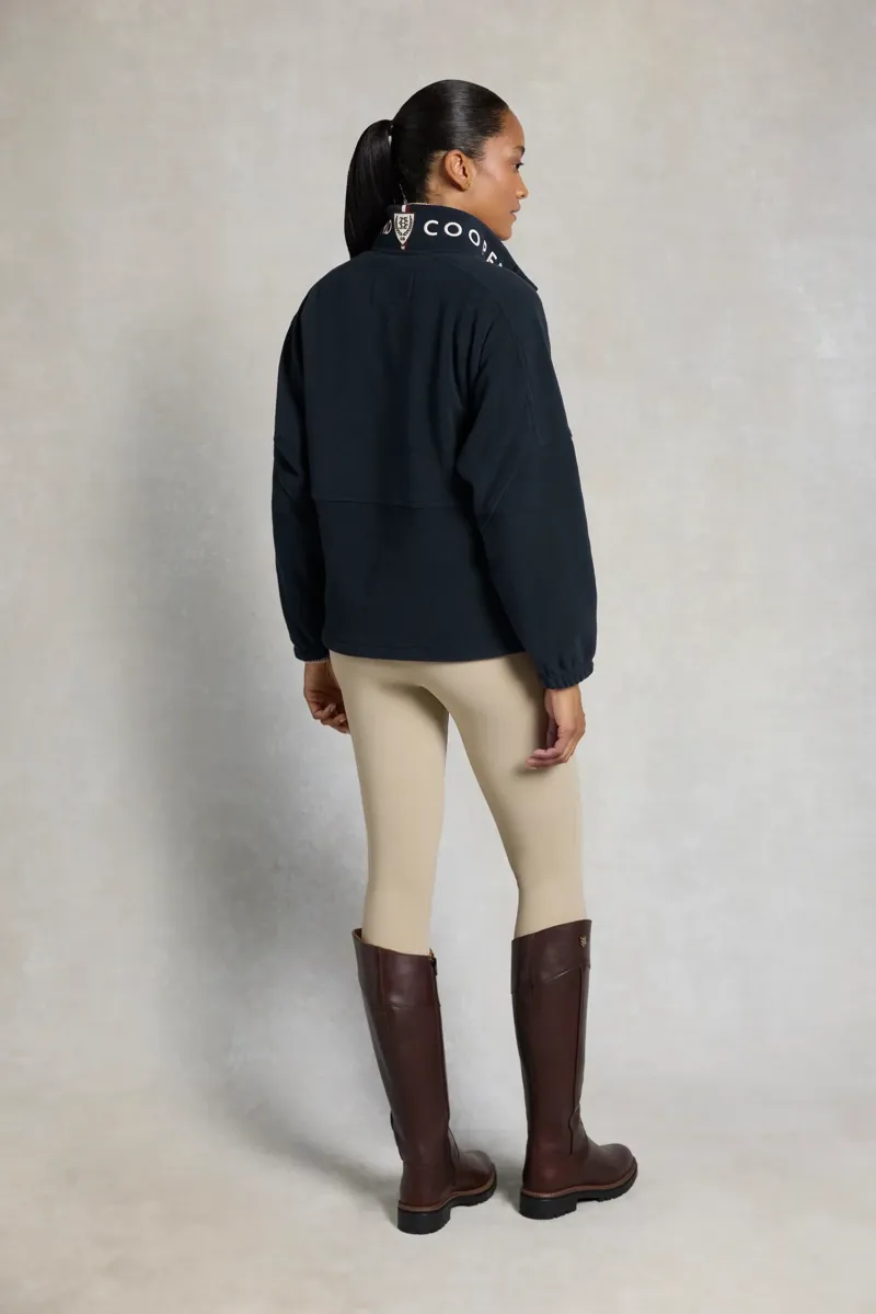 Holland Cooper Cranborne Over Head Fleece - Ink Navy-3