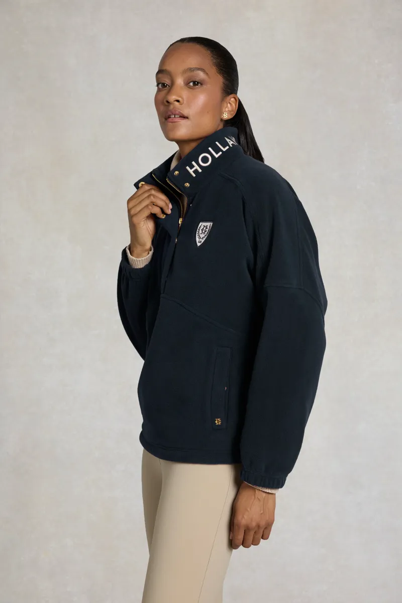 Holland Cooper Cranborne Over Head Fleece - Ink Navy-2
