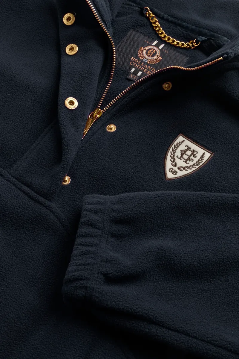 Holland Cooper Cranborne Over Head Fleece - Ink Navy-6