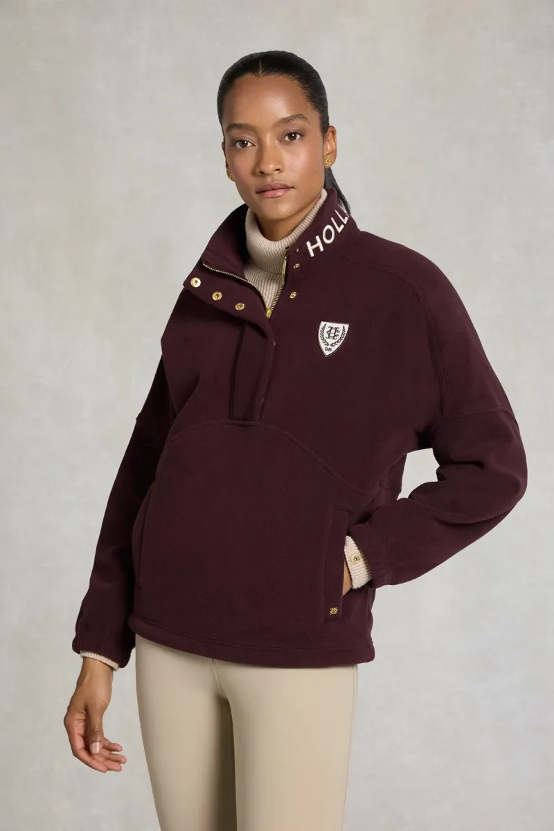 Holland Cooper Cranborne Over Head Fleece - Mulberry