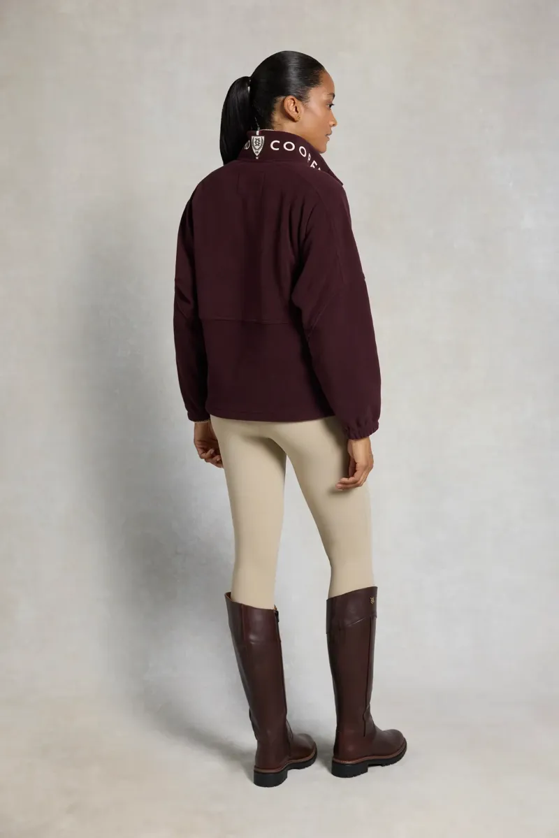 Holland Cooper Cranborne Over Head Fleece - Mulberry-3