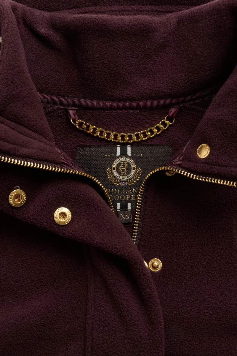 Holland Cooper Cranborne Over Head Fleece - Mulberry-5