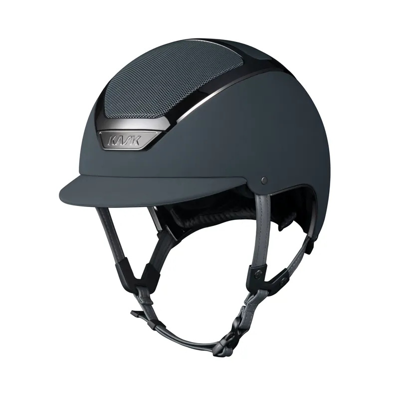 Kask Dogma Chrome II Riding Hat in Anthracite