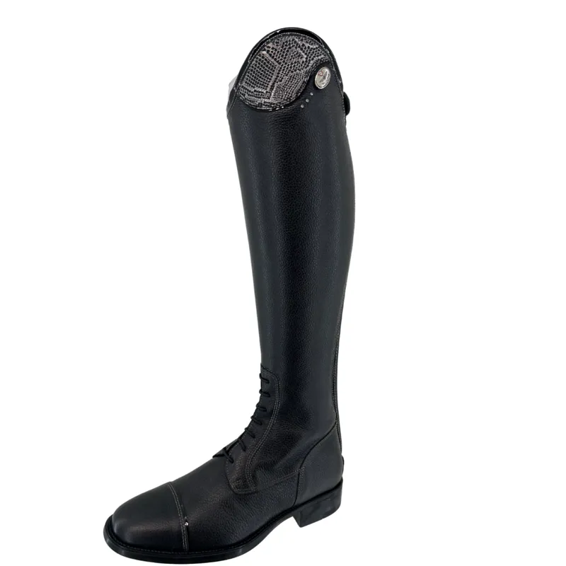 DeNiro Salentino Tall Riding Boots in Regal Silver