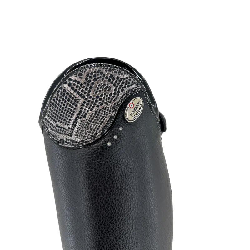 DeNiro Salentino Tall Riding Boots in Regal Silver-1