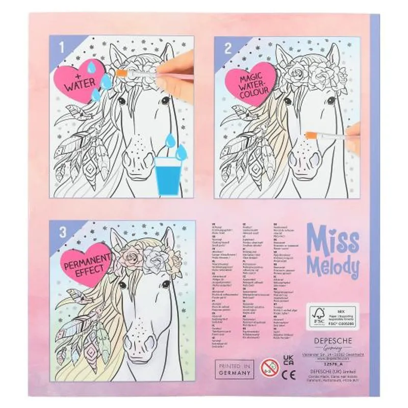 Depesche Miss Melody Watercolour Book-4