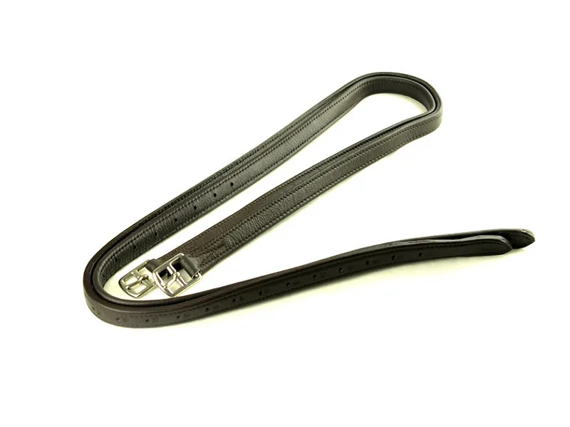 Dever Junior Wrapped Stirrup Leathers in Havana