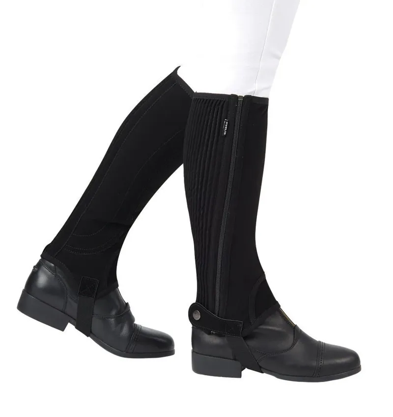 Dublin Easy-Care Half Chaps II Childs in Black