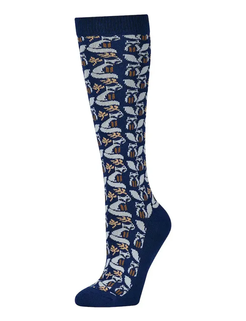 Dublin Single Pack of Socks Adults in Navy Foxes
