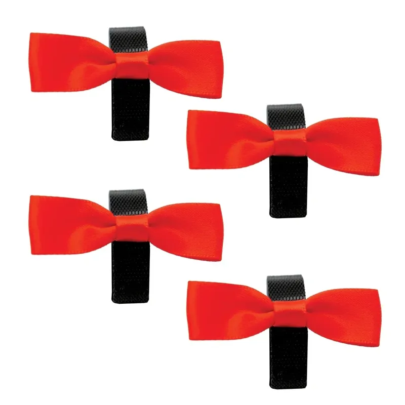 Equetech Horse Bridle Warning Ribbons in Red