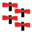 Equetech Horse Bridle Warning Ribbons in Red
