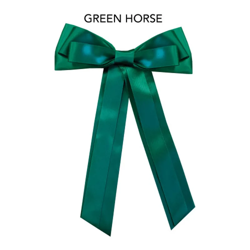 Equetech Horse Competition Warning Tail Ribbon in Green