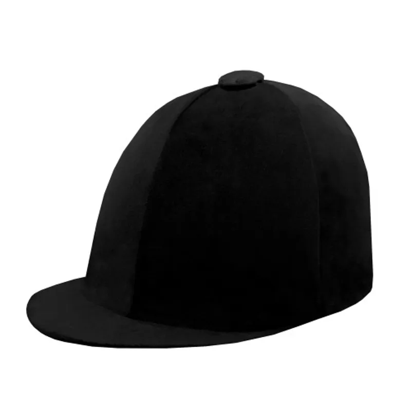 Equetech Premium Velvet Show Hat Silk Childs in Black