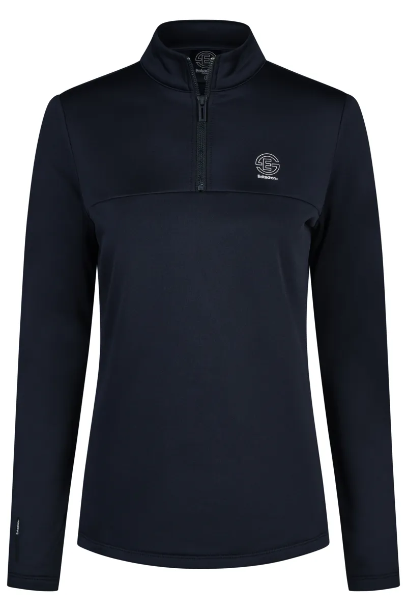 Eskadron Half Zip Shirt Ladies in Navy-2