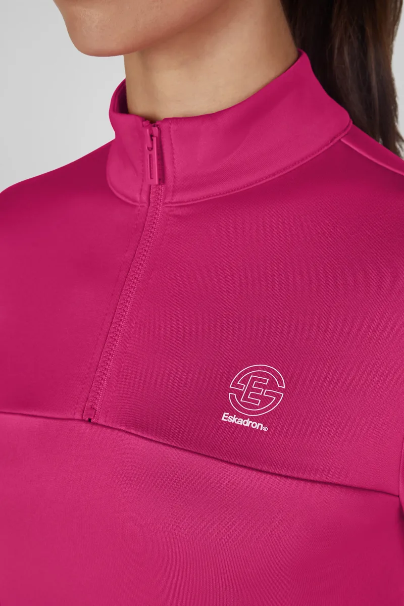Eskadron Half Zip Shirt Ladies in Pink-6