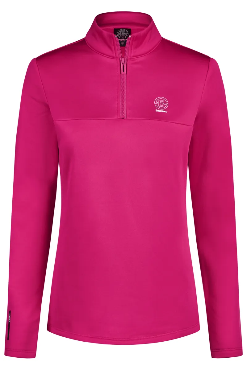 Eskadron Half Zip Shirt Ladies in Pink-4