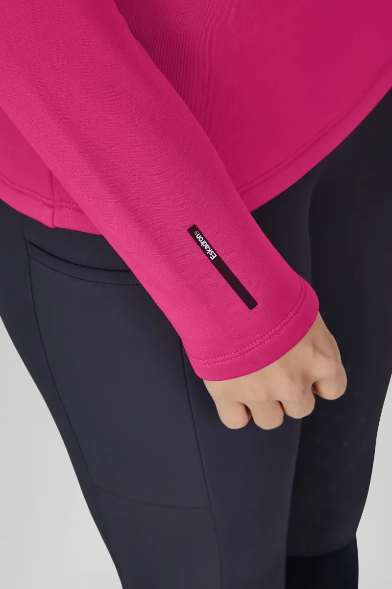 Eskadron Half Zip Shirt Ladies in Pink-5