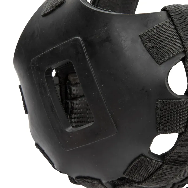 Shires FreeGraze AirFlow Grazing Muzzle in Black-4