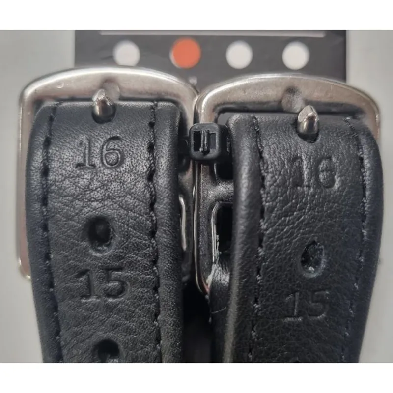 Fairfax Classic Stirrup Leathers in Black-2