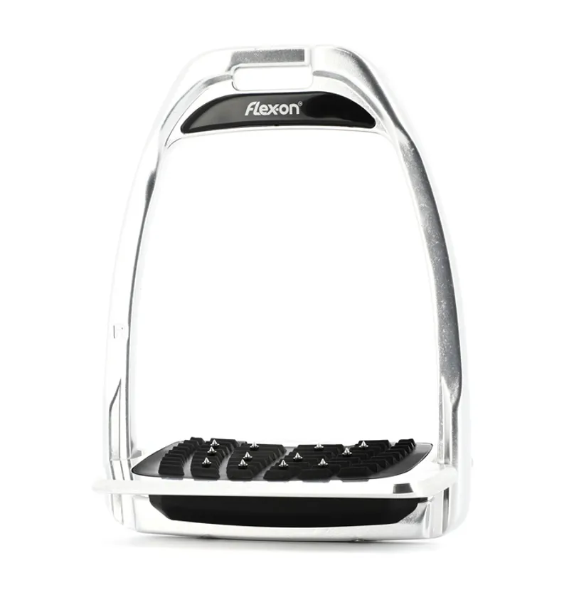 Flex-On Hunter Aluminium Stirrups in Silver