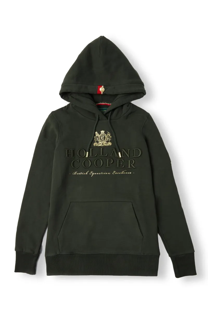 Holland Cooper Heritage Hoodie Ladies in Racing Green-8