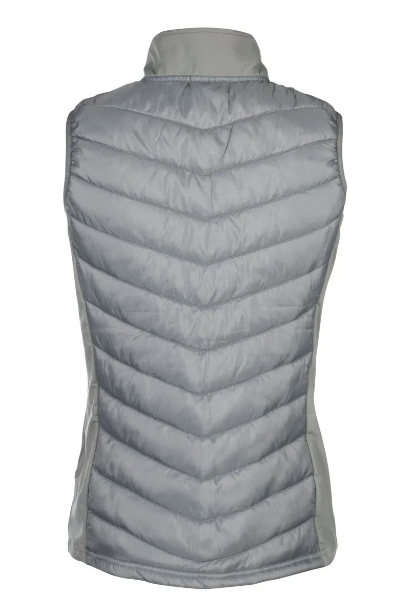 HKM Basel Gilet Juniors in Grey and Rose Gold-2
