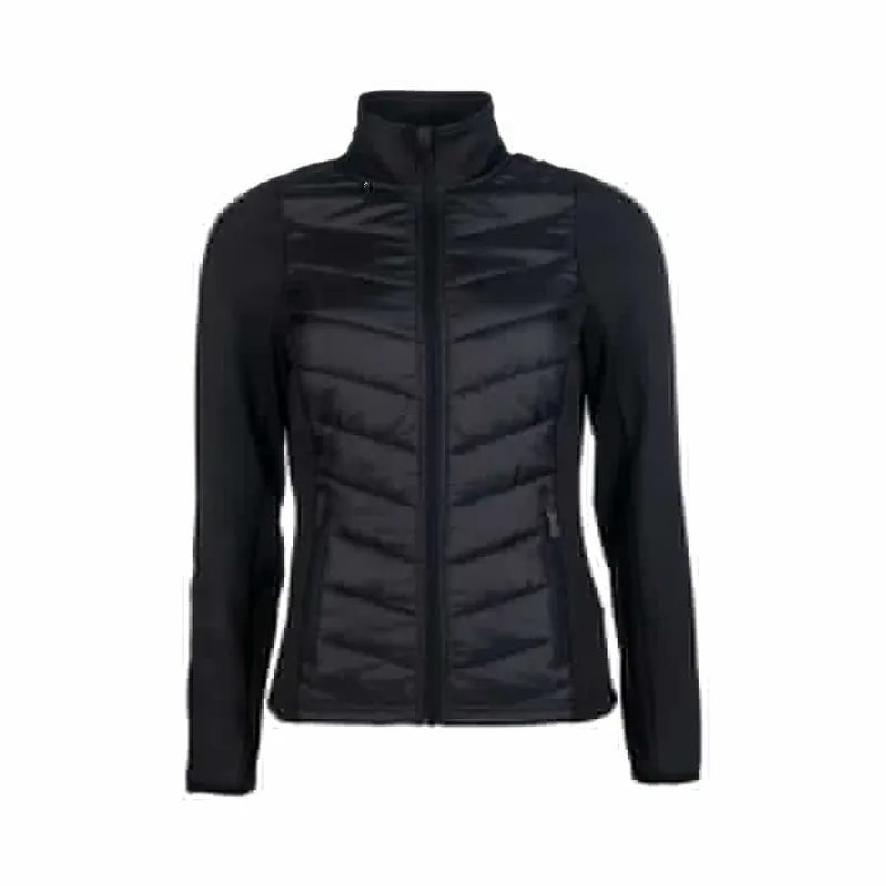 HKM Prague Jersey Jacket Ladies in Black and Rose Gold
