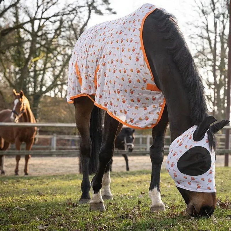 HKM Splash Fly Rug - Orange-1