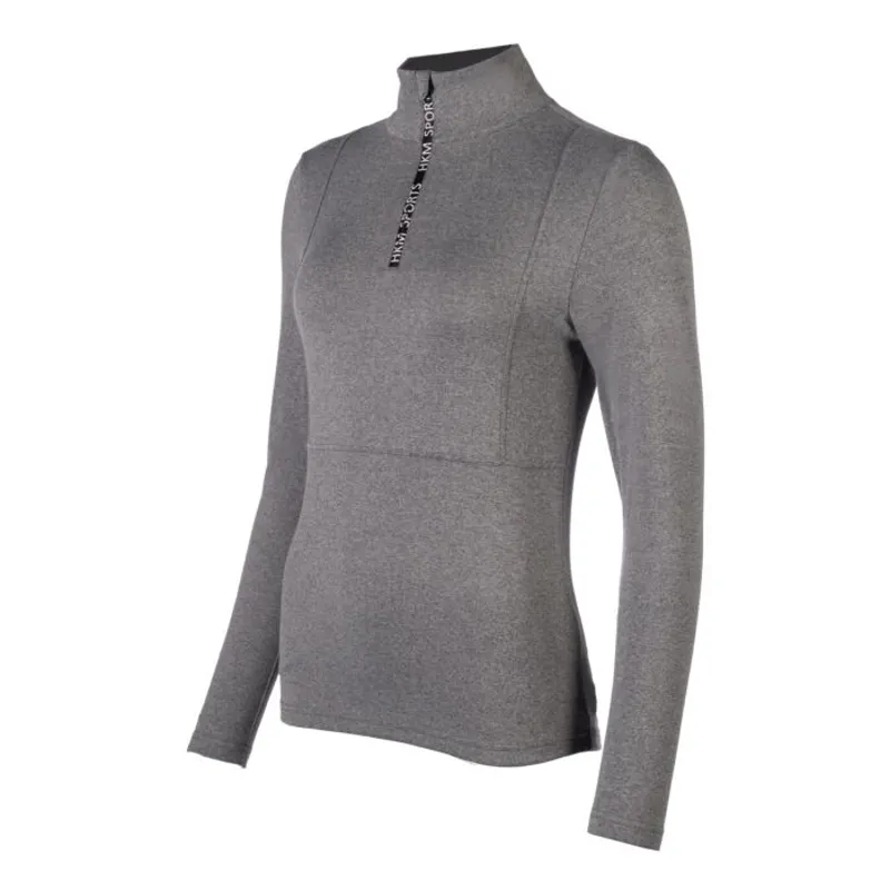 HKM Supersoft II Functional Shirt in Mottled Grey-1
