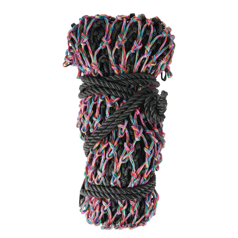 Hy Equestrian Slow Flow Ultra Haynet in Rainbow and Black