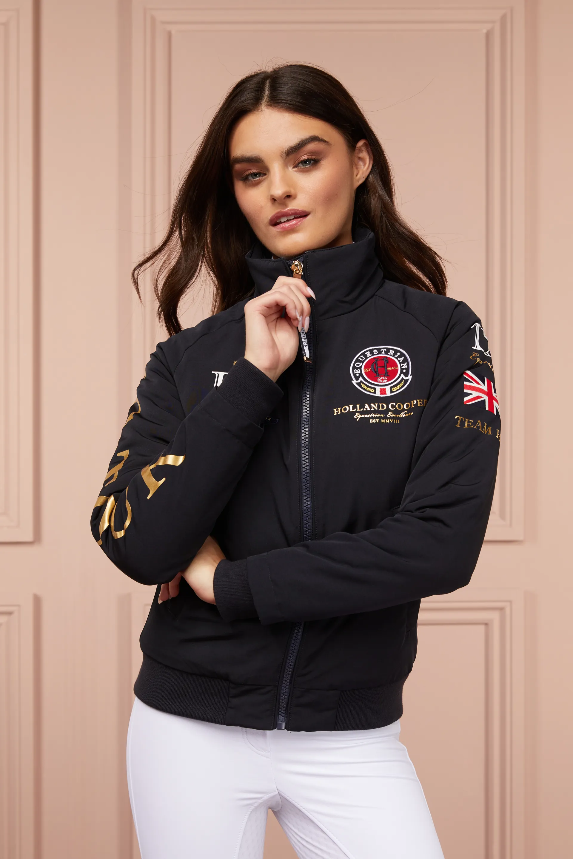 Holland Cooper Team HC Jacket Ladies in Navy