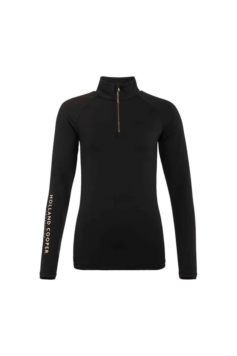 Holland Cooper Chiltern Base Layer Ladies in Black-2