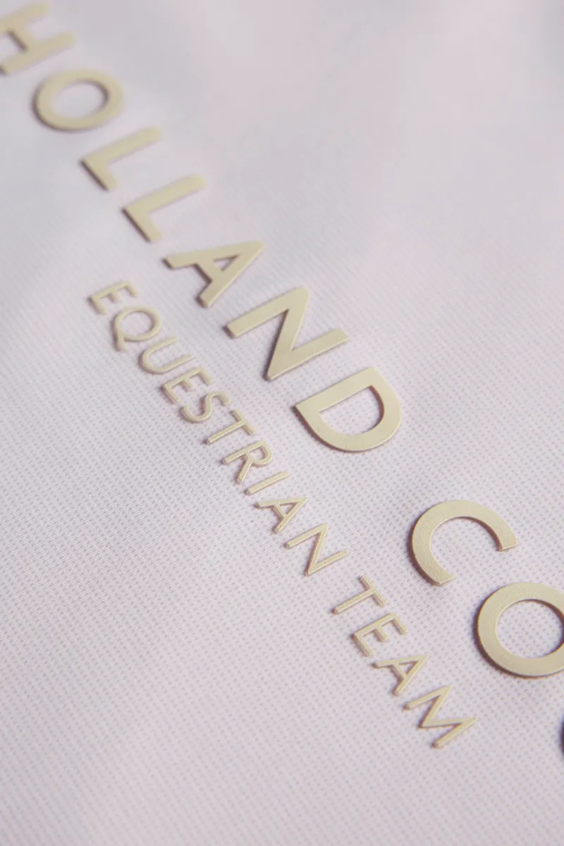 Holland Cooper Chiltern Crew Neck Tee Ladies in Dawn Pink-6