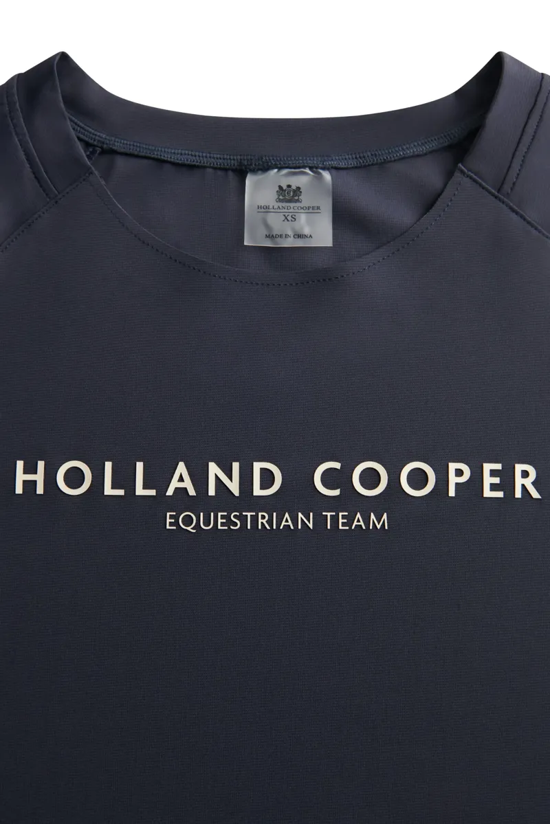 Holland Cooper Chiltern Crew Neck Tee Ladies in Ink Navy-5