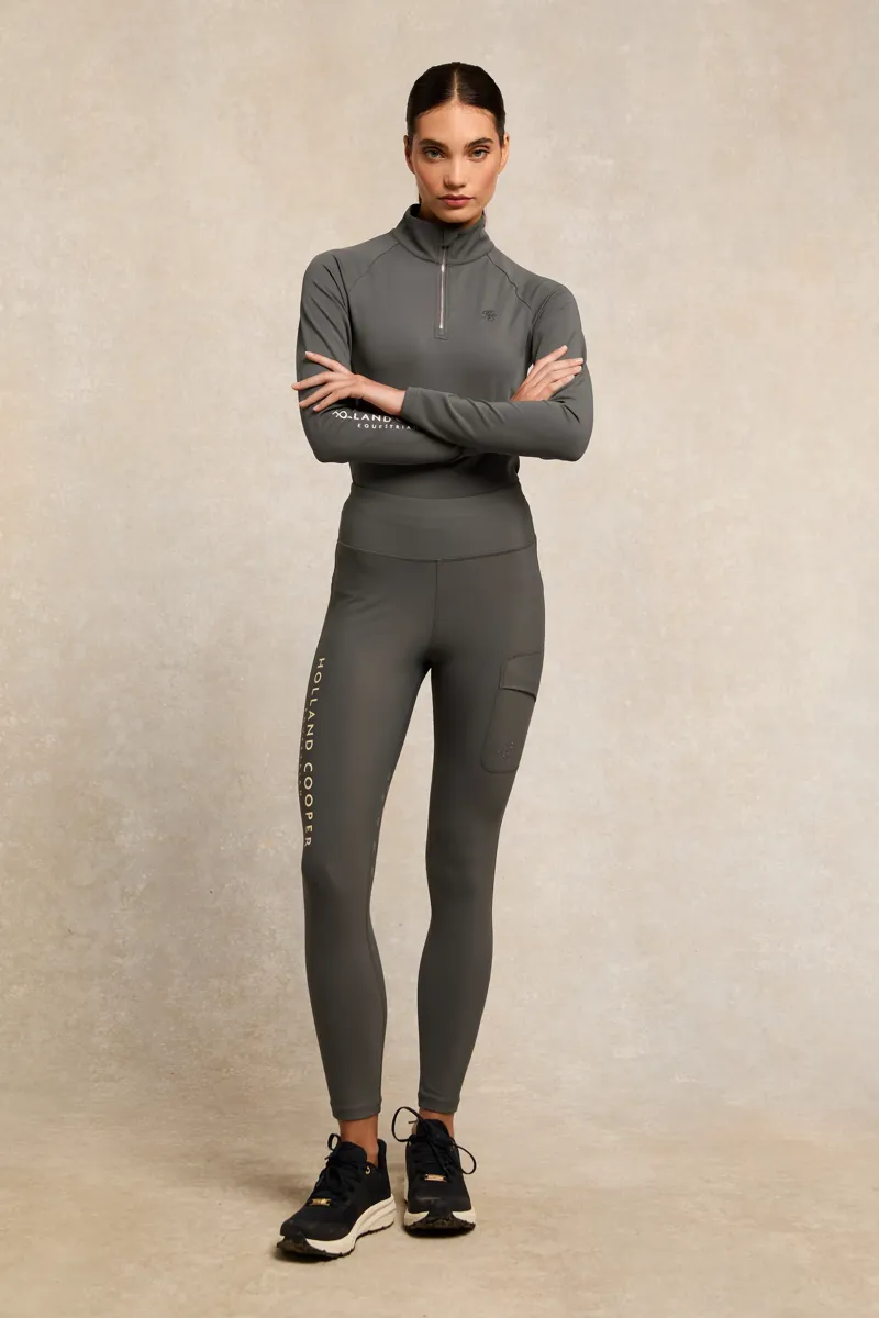 Holland Cooper Chiltern Legging Ladies in Dove Grey-2