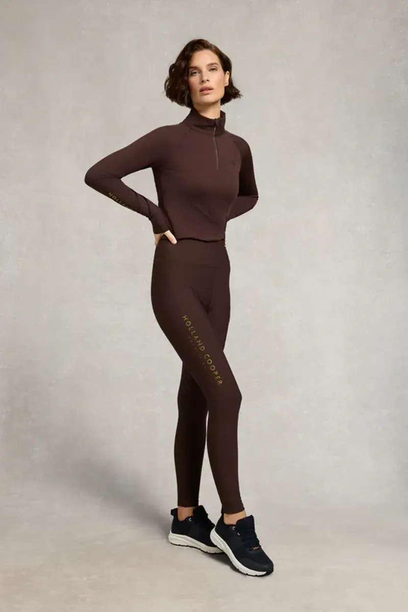 Holland Cooper Chiltern Legging Ladies in Walnut-2