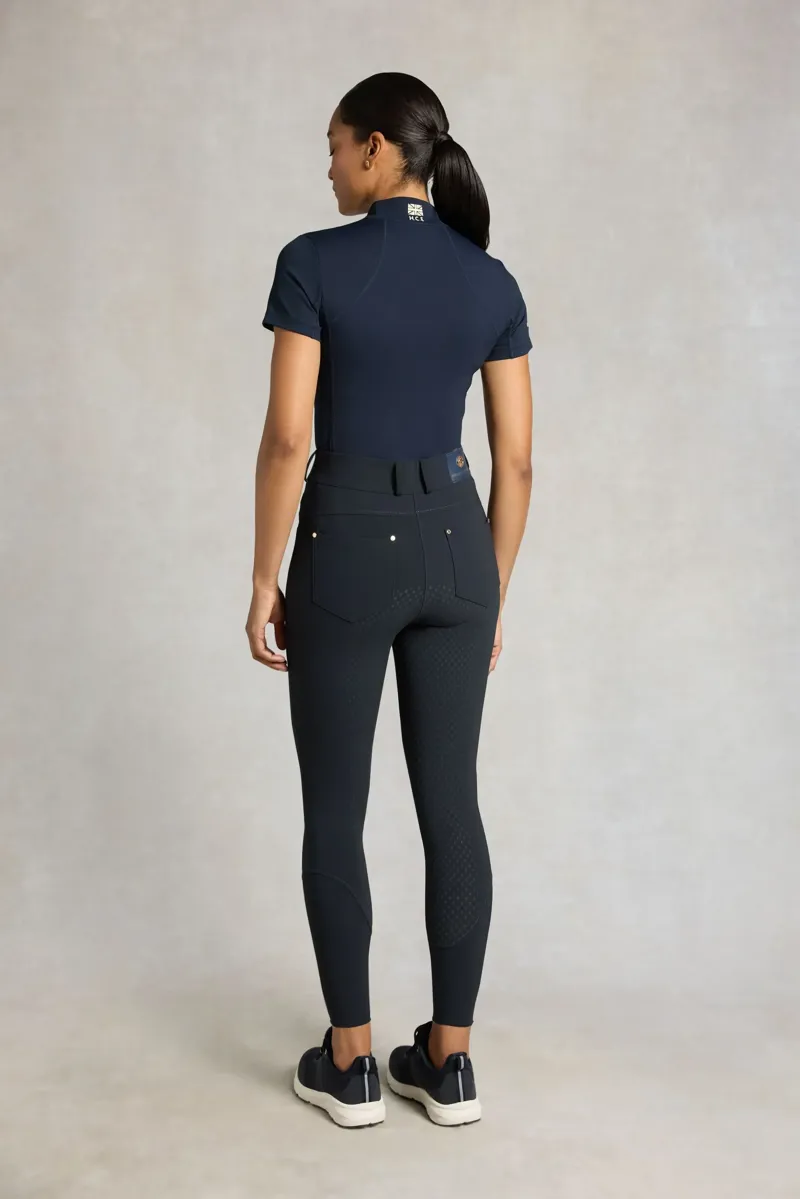 Holland Cooper Chiltern Short Sleeve Base Layer Ladies in Ink Navy-5