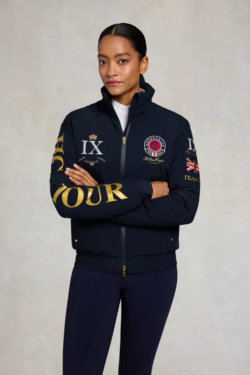 Holland Cooper Chiltern Team Jacket Ladies in Ink Navy