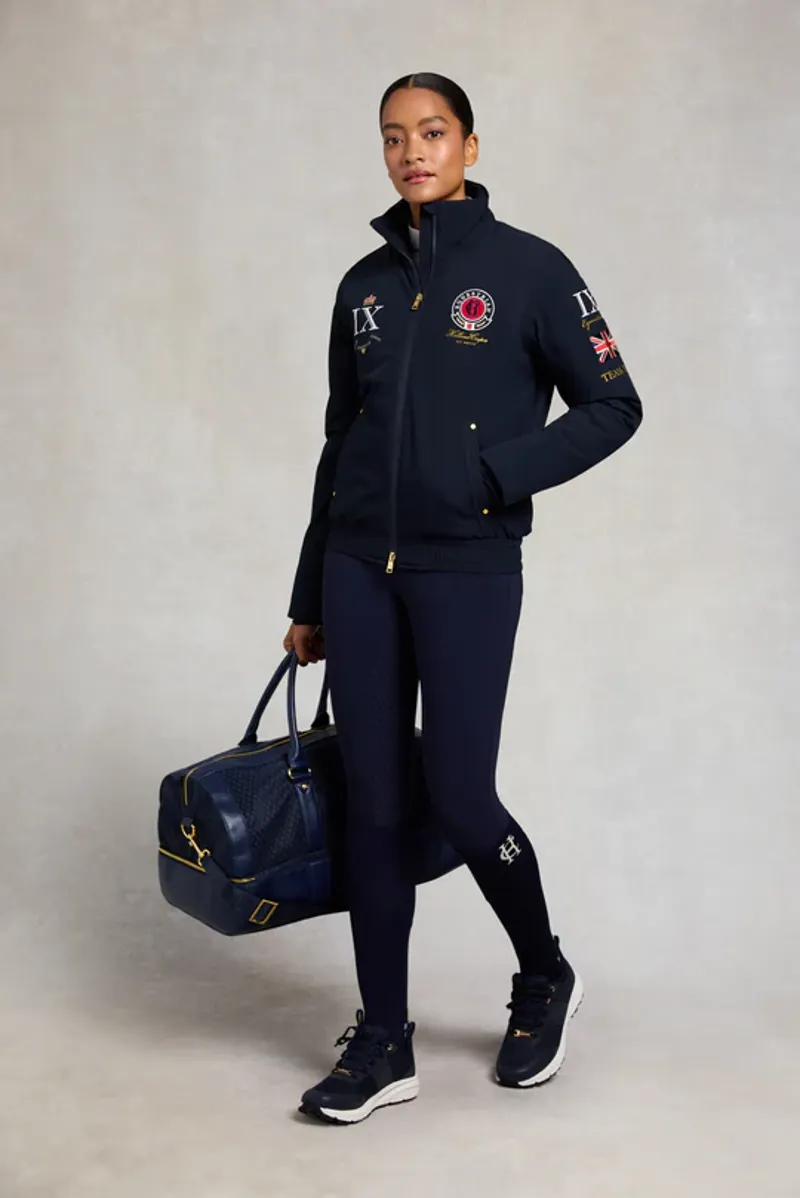 Holland Cooper Chiltern Team Jacket Ladies in Ink Navy-4