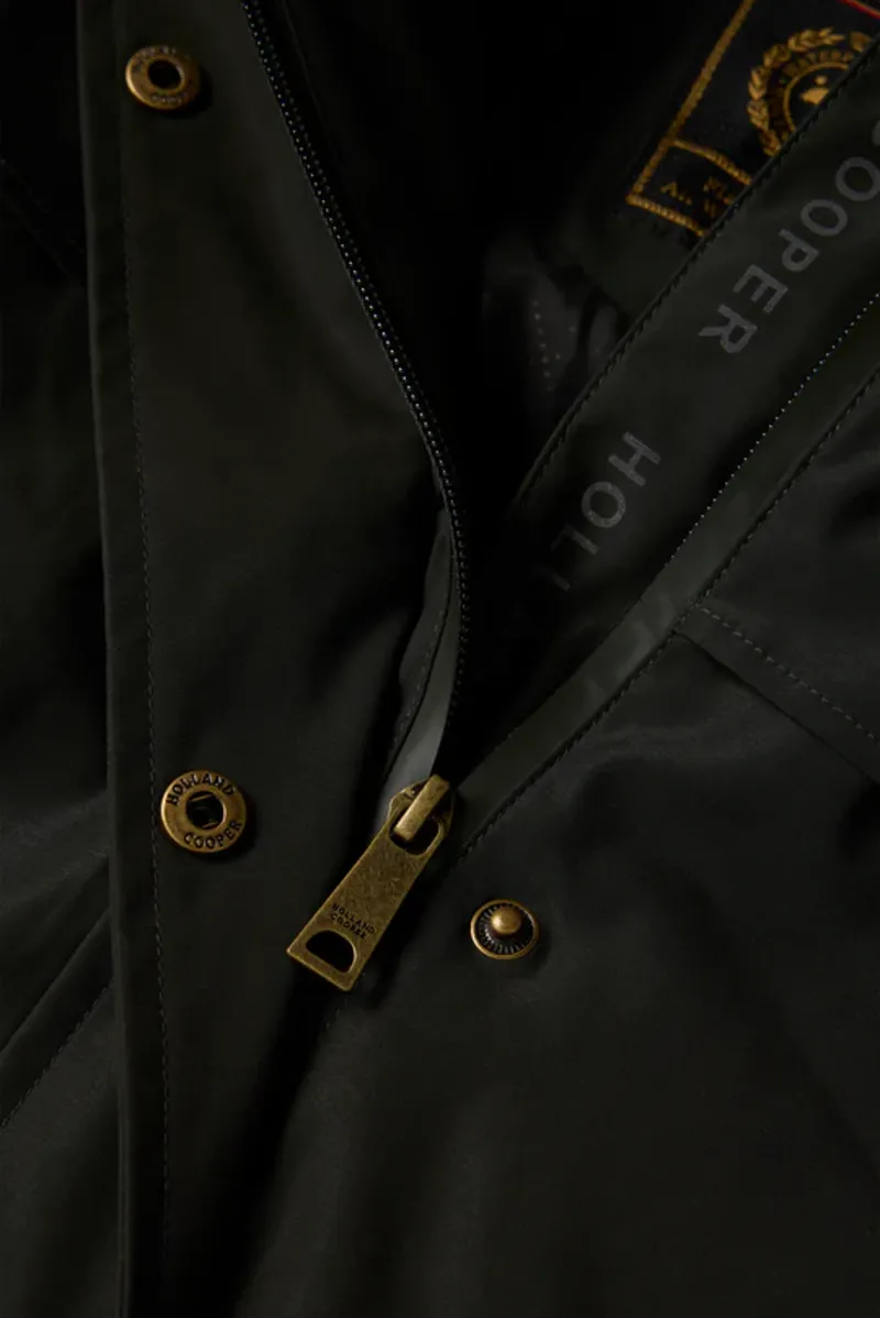 Holland Cooper Folgate Coat Ladies in Dark Pine Green-5