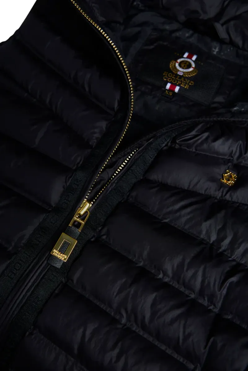 Holland Cooper Lightweight Puffer Gilet Ladies in Ink Navy-9