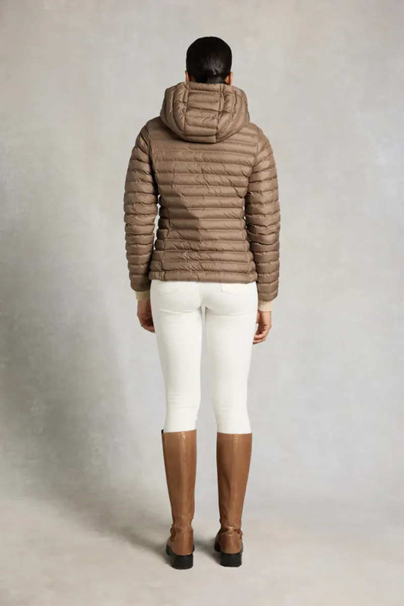 Holland Cooper Lightweight Puffer Jacket Ladies in Chestnut-4